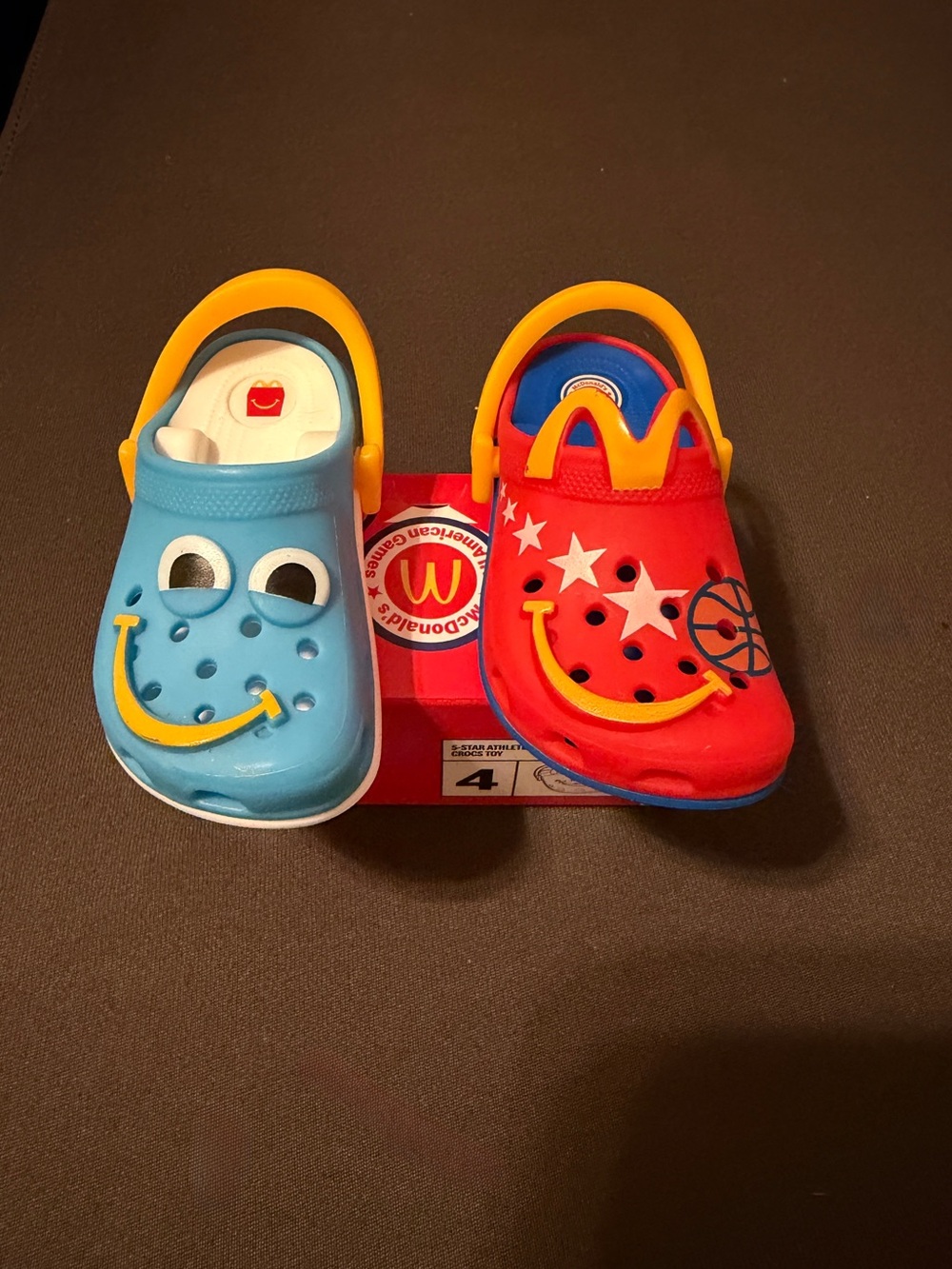 McDonalds X Crocs Happy Meal Toy Mini Collectible Keychain